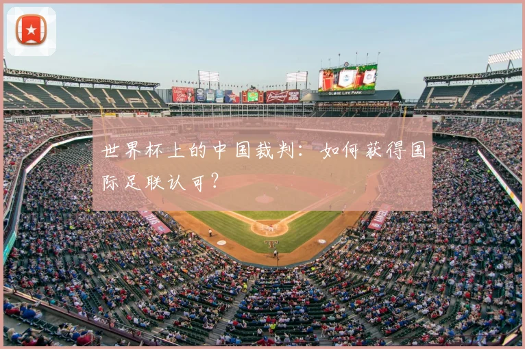 世界杯上的中国裁判：如何获得国际足联认可？